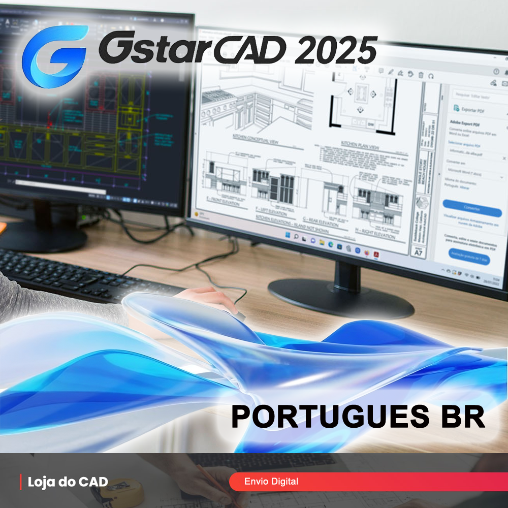 GstarCAD 2025 Professional PTBR