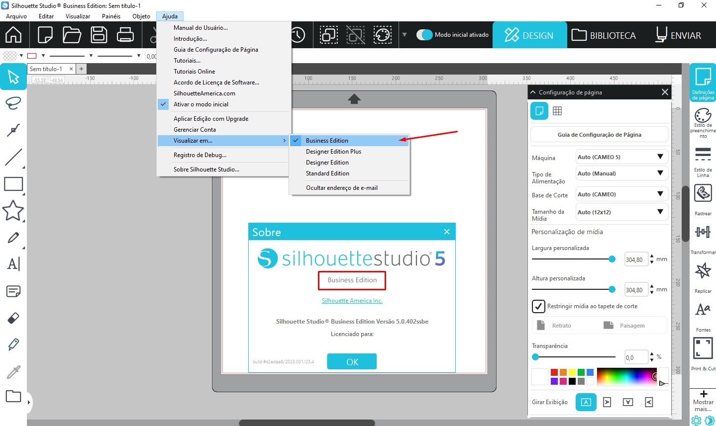 Silhouette Studio Business Edition 5.